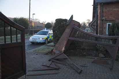 Accident on Rufford Lane.