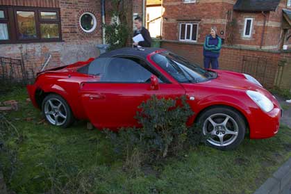 Accident on Rufford Lane.