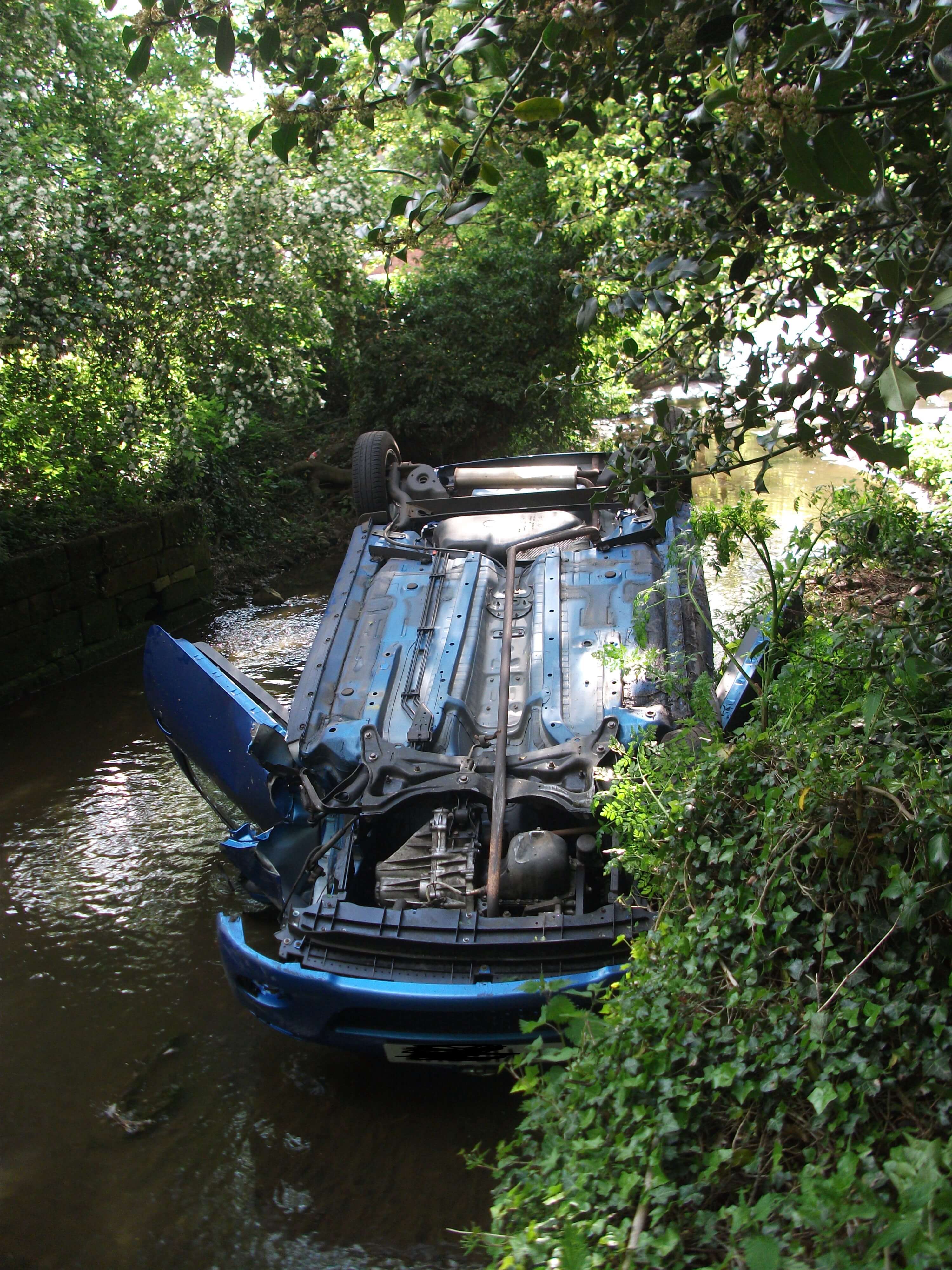 Accident on Rufford Lane.